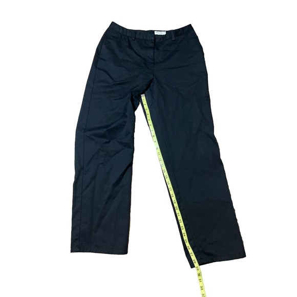 Eddie Bauer Women’s Chino Pants Size 12 Black Vintage - Picture 2 of 7